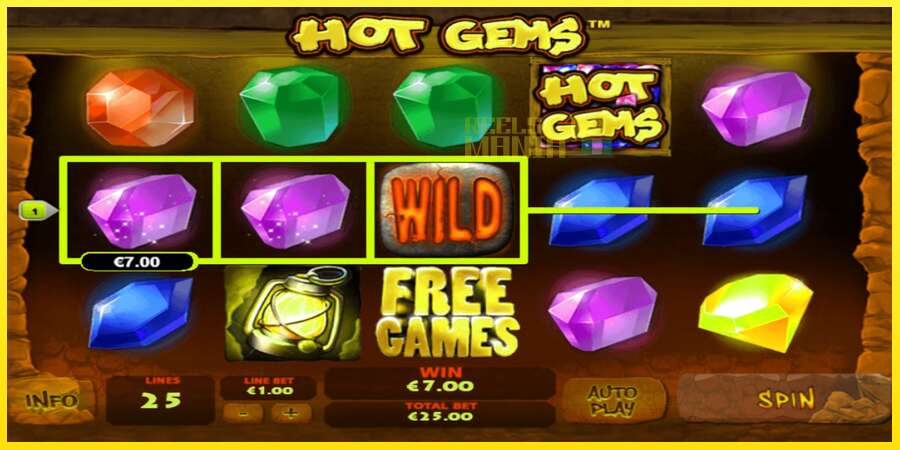 Riktiga pengar med en spelautomat Hot Gems, bild 2