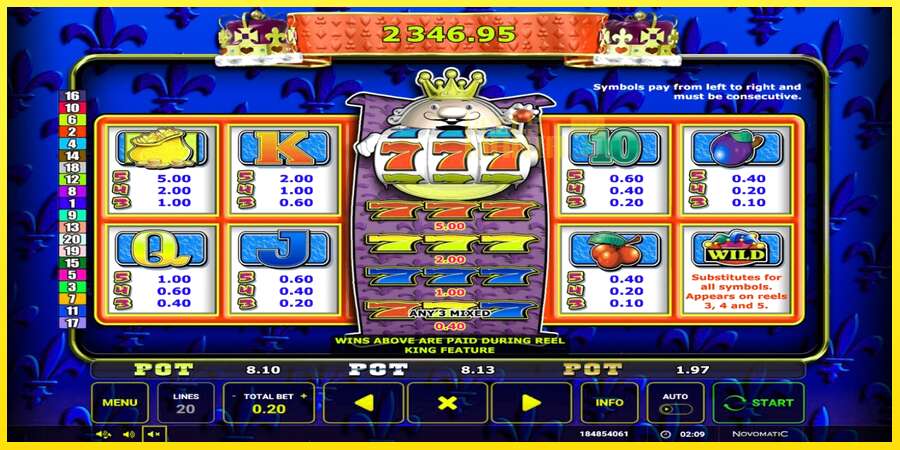 Riktiga pengar med en spelautomat Reel King Potty, bild 3