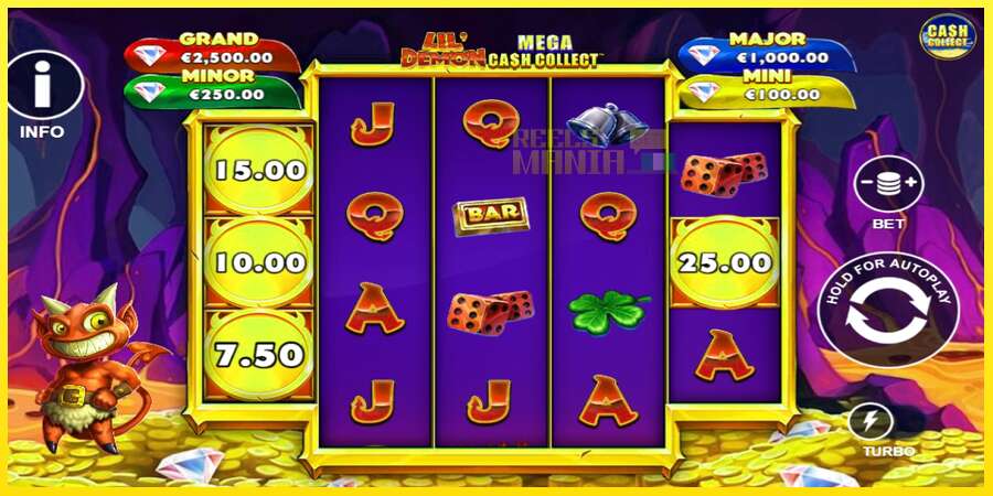 Riktiga pengar med en spelautomat Lil Demon Mega Cash Collect, bild 2