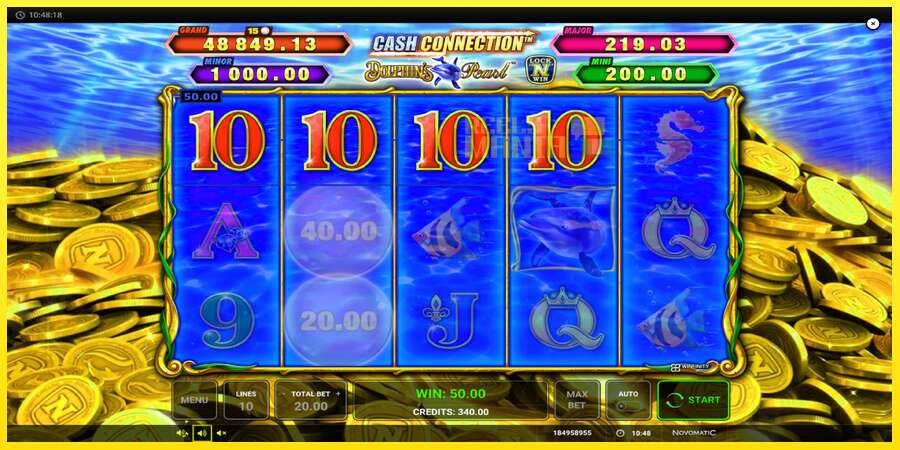 Riktiga pengar med en spelautomat Cash Connection Dolphins Pearl, bild 4