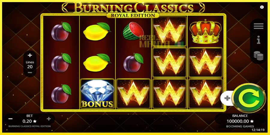 Riktiga pengar med en spelautomat Burning Classics Royal Edition, bild 2