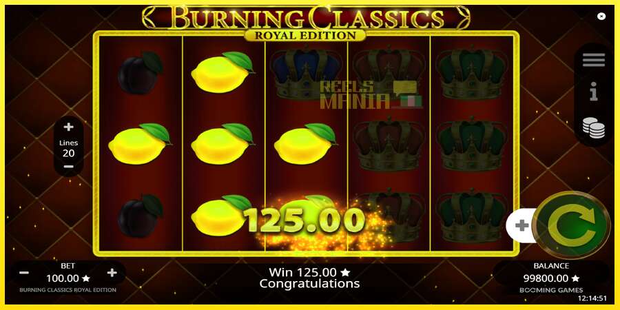 Riktiga pengar med en spelautomat Burning Classics Royal Edition, bild 3