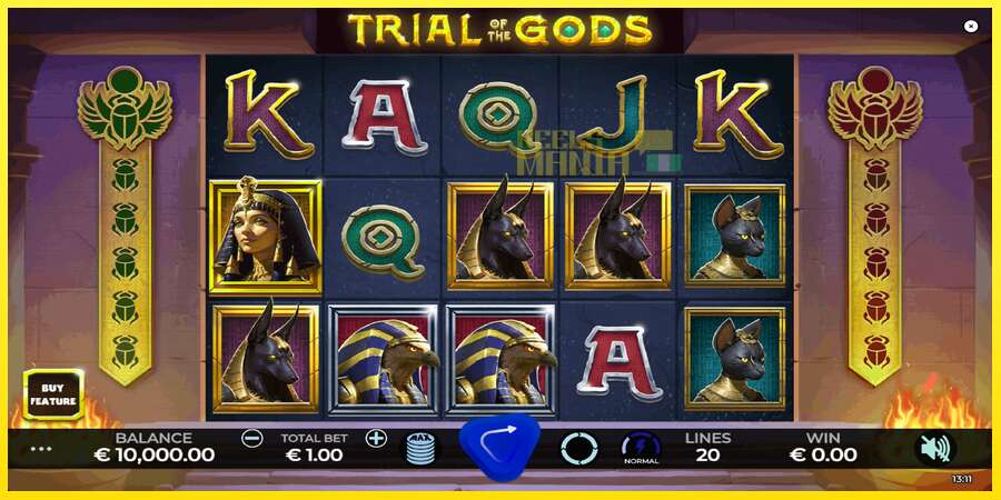 Riktiga pengar med en spelautomat Trial of the Gods, bild 2