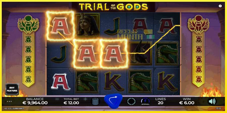 Riktiga pengar med en spelautomat Trial of the Gods, bild 3