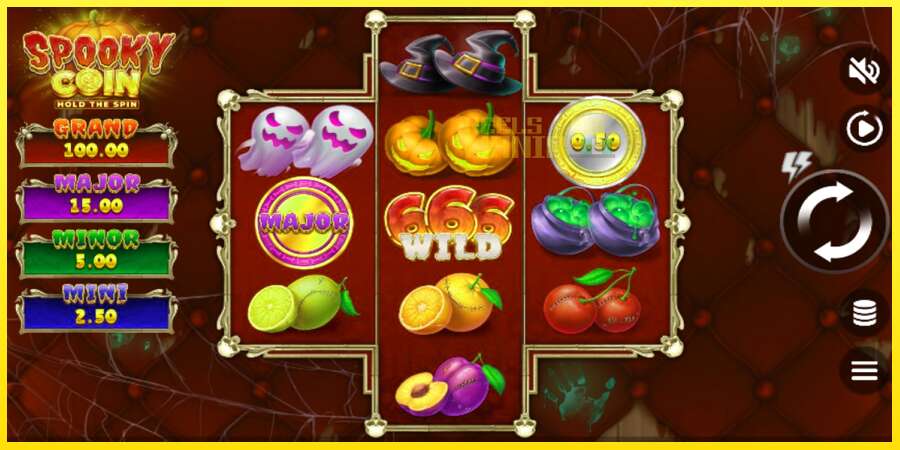 Riktiga pengar med en spelautomat Spooky Coin Hold The Spin, bild 1