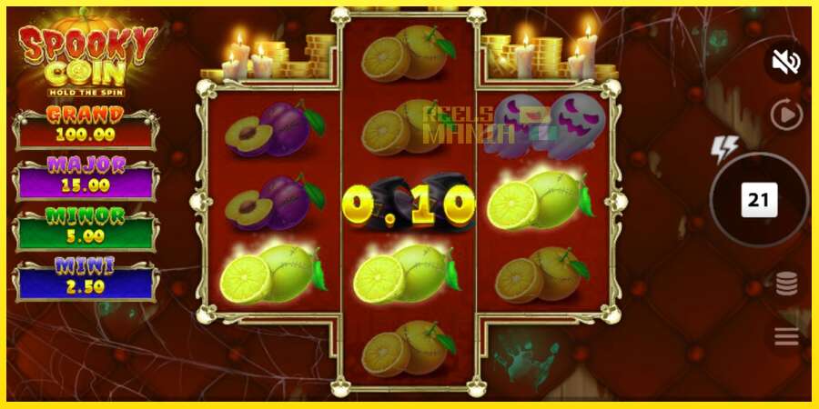 Riktiga pengar med en spelautomat Spooky Coin Hold The Spin, bild 3