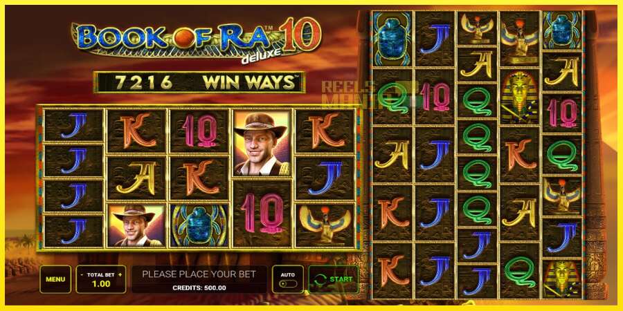 Riktiga pengar med en spelautomat Book of Ra Deluxe 10 Win Ways, bild 1