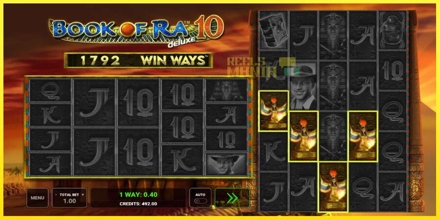 Riktiga pengar med en spelautomat Book of Ra Deluxe 10 Win Ways, bild 3