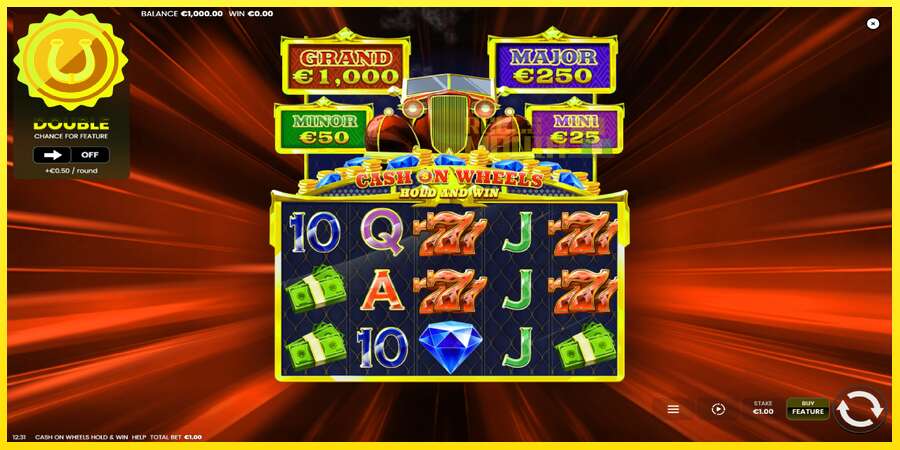 Riktiga pengar med en spelautomat Cash on Wheels Hold and Win, bild 2