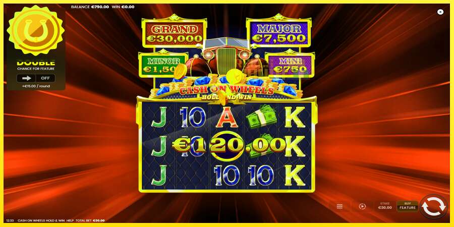 Riktiga pengar med en spelautomat Cash on Wheels Hold and Win, bild 3