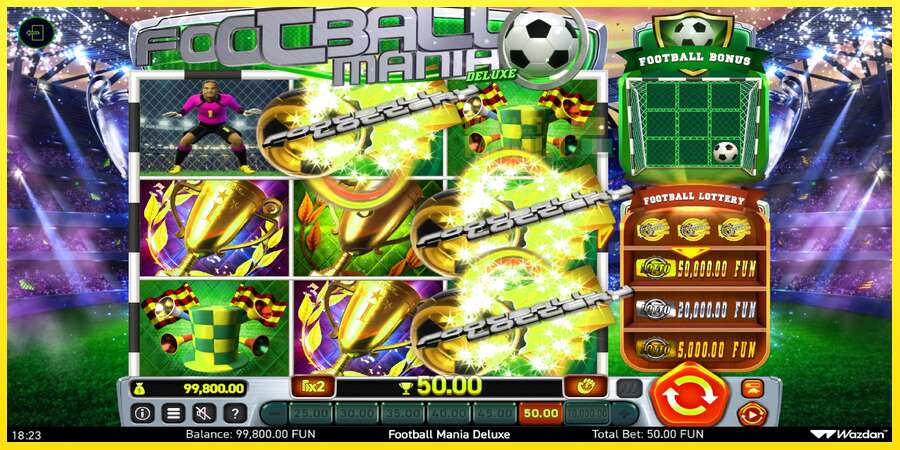 Riktiga pengar med en spelautomat Football Mania Deluxe, bild 3