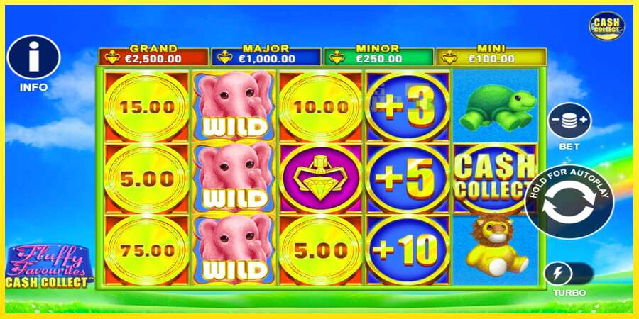 Riktiga pengar med en spelautomat Fluffy Favourites Cash Collect, bild 1