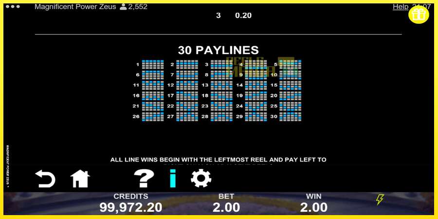 Riktiga pengar med en spelautomat Magnificent Power Zeus, bild 7
