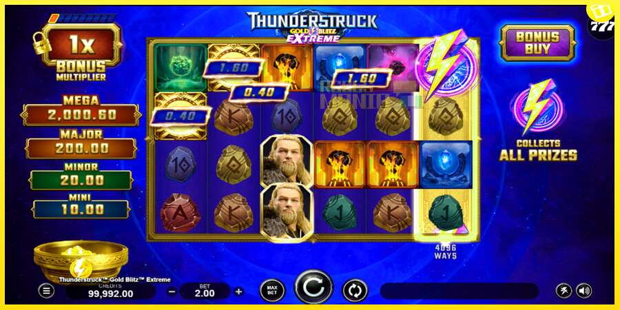 Riktiga pengar med en spelautomat Thunderstruck Gold Blitz Extreme, bild 2