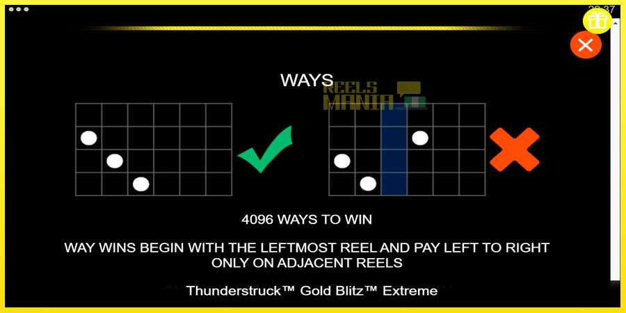 Riktiga pengar med en spelautomat Thunderstruck Gold Blitz Extreme, bild 7