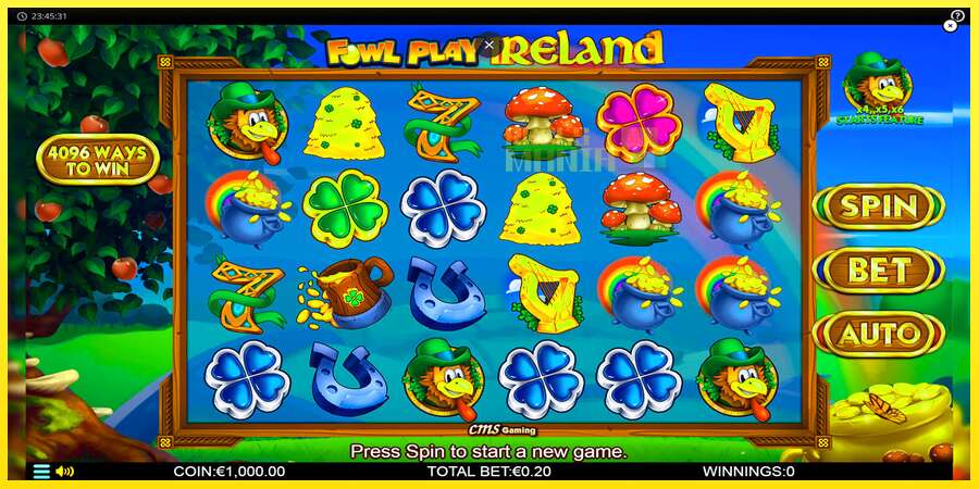 Riktiga pengar med en spelautomat Fowl Play Ireland, bild 1