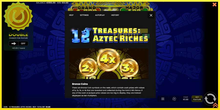 Riktiga pengar med en spelautomat 12 Treasures: Aztec Riches, bild 5