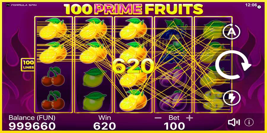 Riktiga pengar med en spelautomat 100 Prime Fruits, bild 4