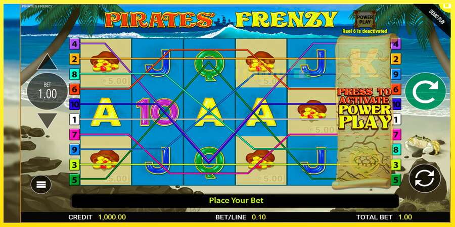 Riktiga pengar med en spelautomat Pirates Frenzy, bild 1