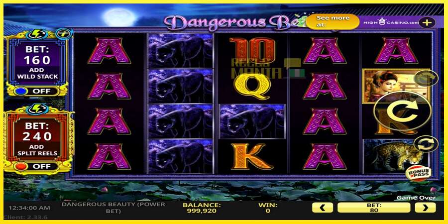 Riktiga pengar med en spelautomat Dangerous Beauty Power Bet, bild 2