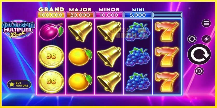 Riktiga pengar med en spelautomat Hold & Spin Multiplier Rush, bild 2