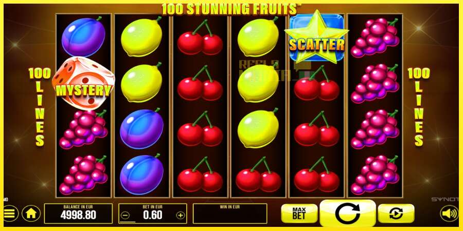 Riktiga pengar med en spelautomat 100 Stunning Fruits, bild 2