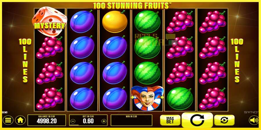 Riktiga pengar med en spelautomat 100 Stunning Fruits, bild 3