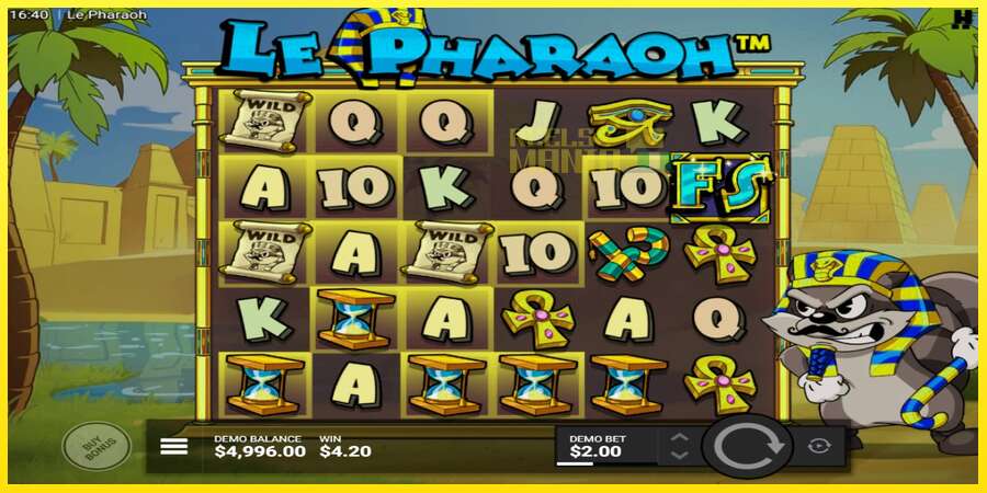 Riktiga pengar med en spelautomat Le Pharaoh, bild 3