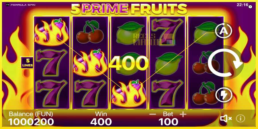 Riktiga pengar med en spelautomat 5 Prime Fruits, bild 3