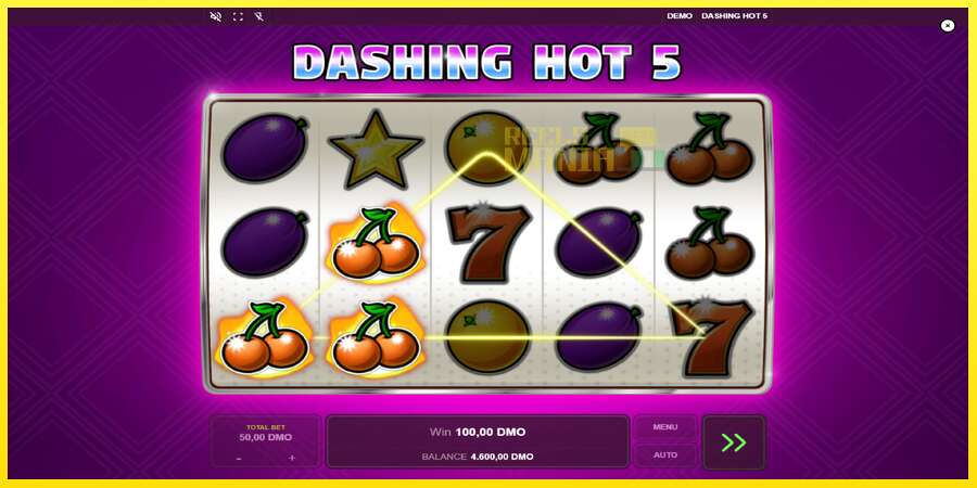 Riktiga pengar med en spelautomat Dashing Hot 5, bild 2