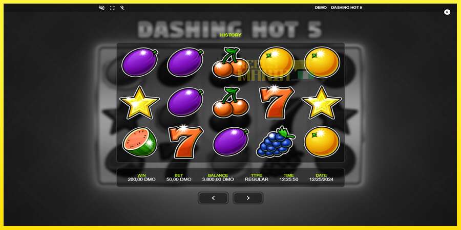 Riktiga pengar med en spelautomat Dashing Hot 5, bild 7