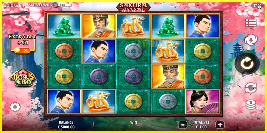 Riktiga pengar med en spelautomat Sakura Fortune Epic Bloom, bild 1