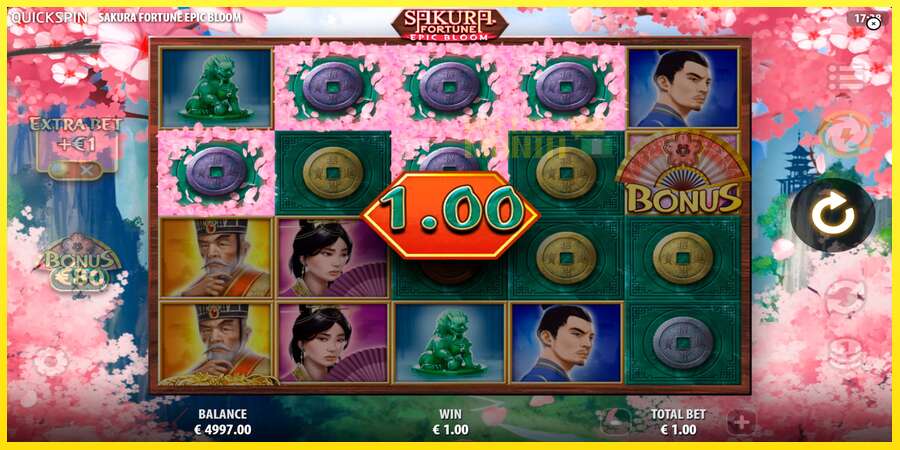 Riktiga pengar med en spelautomat Sakura Fortune Epic Bloom, bild 2