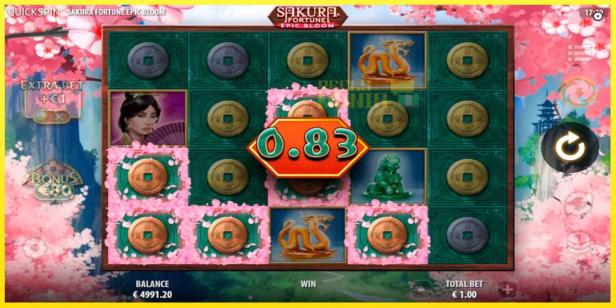 Riktiga pengar med en spelautomat Sakura Fortune Epic Bloom, bild 4