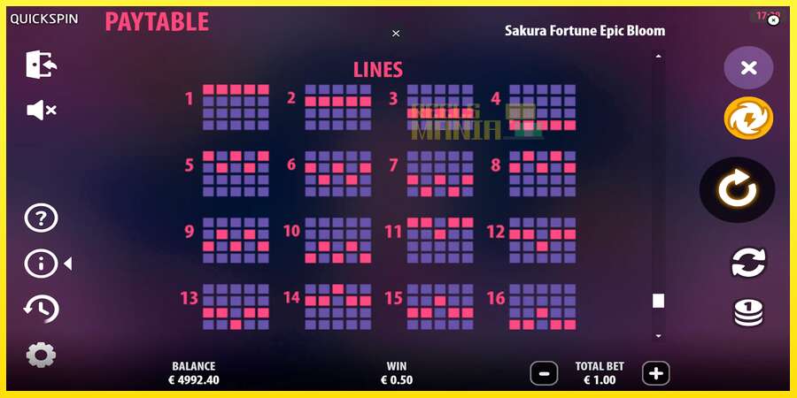 Riktiga pengar med en spelautomat Sakura Fortune Epic Bloom, bild 7