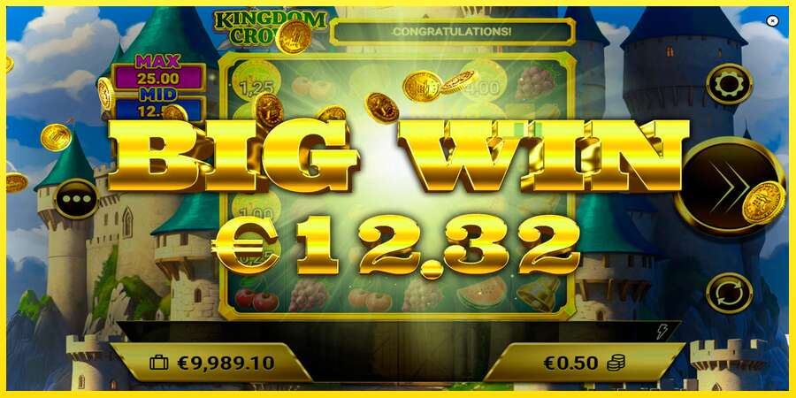 Riktiga pengar med en spelautomat Kingdom Crown, bild 5