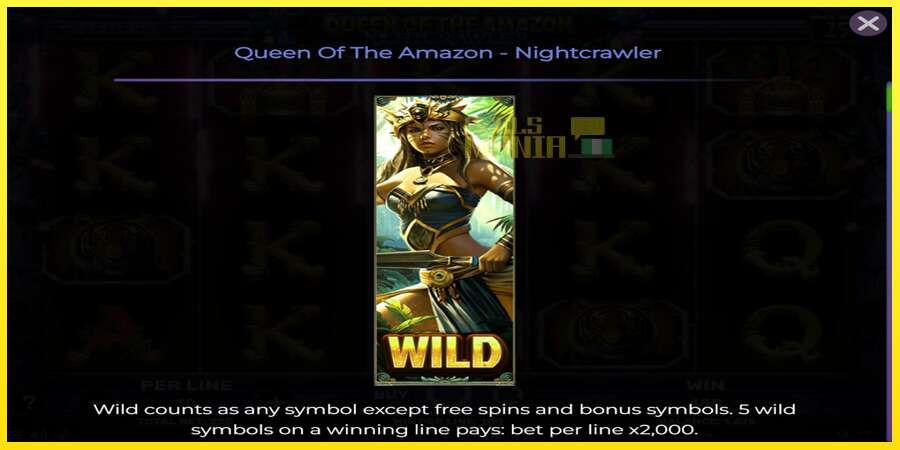 Riktiga pengar med en spelautomat Queen of the Amazon - Nightcrawler, bild 4