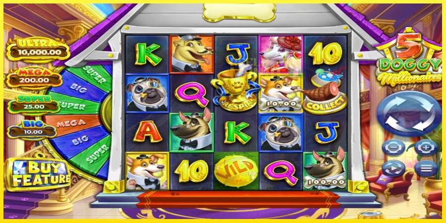 Riktiga pengar med en spelautomat 5 Doggy Millionaires, bild 1