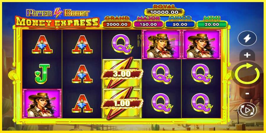 Riktiga pengar med en spelautomat Power Boost: Money Express, bild 1