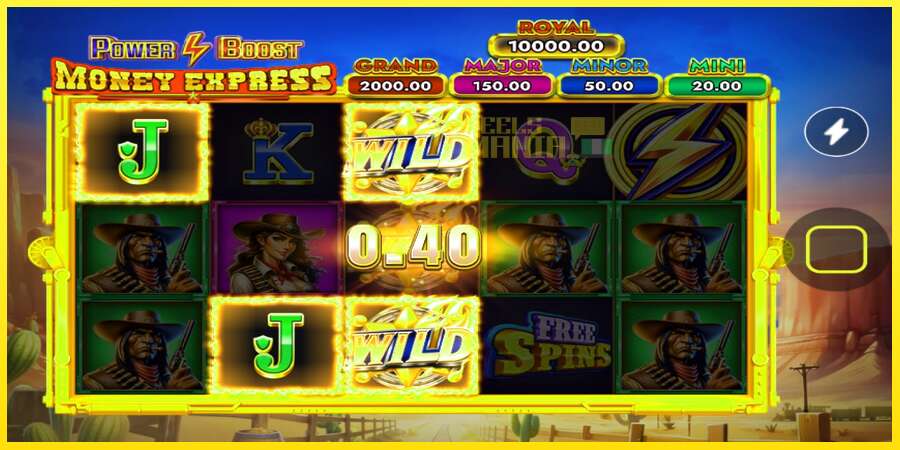 Riktiga pengar med en spelautomat Power Boost: Money Express, bild 3