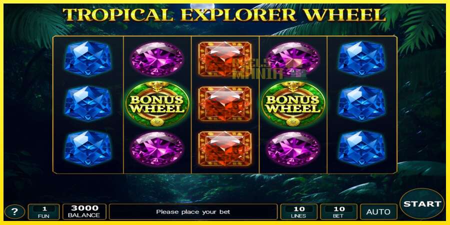 Riktiga pengar med en spelautomat Tropical Explorer Wheel, bild 1