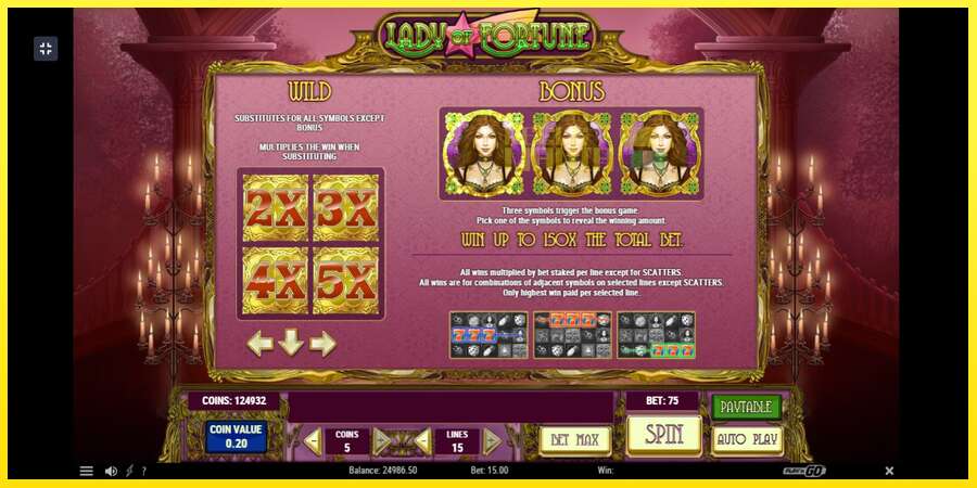 Riktiga pengar med en spelautomat Lady of Fortune, bild 5