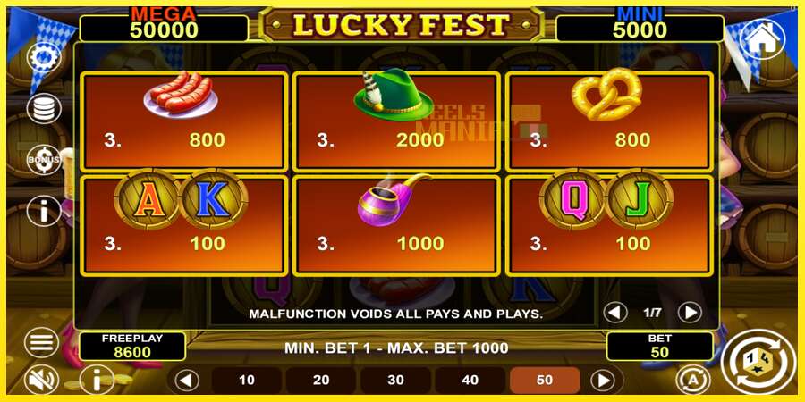 Riktiga pengar med en spelautomat Lucky Fest Hold & Win, bild 5