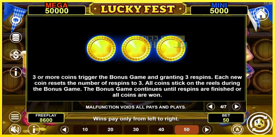 Riktiga pengar med en spelautomat Lucky Fest Hold & Win, bild 7