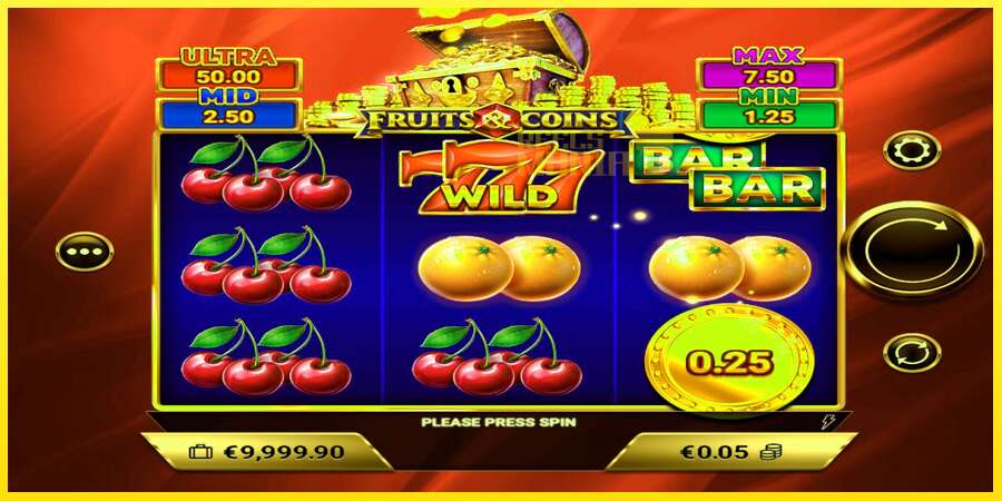 Riktiga pengar med en spelautomat Fruits & Coins, bild 2