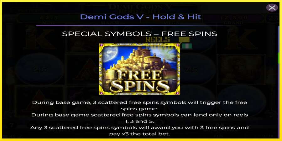 Riktiga pengar med en spelautomat Demi Gods V Hold & Hit, bild 5