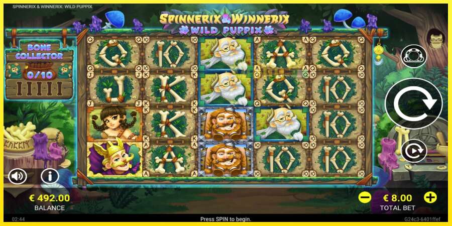 Riktiga pengar med en spelautomat Spinnerix & Winnerix: Wild Puppix, bild 2