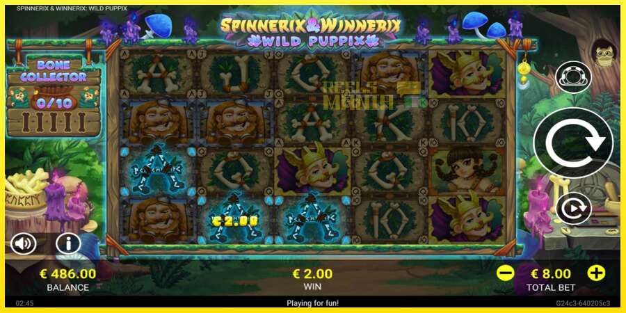 Riktiga pengar med en spelautomat Spinnerix & Winnerix: Wild Puppix, bild 3