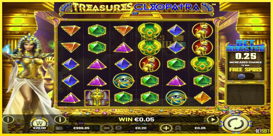 Riktiga pengar med en spelautomat Treasures of Cleopatra, bild 1