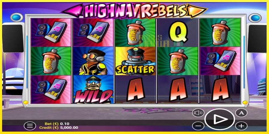 Riktiga pengar med en spelautomat Highway Rebels, bild 1